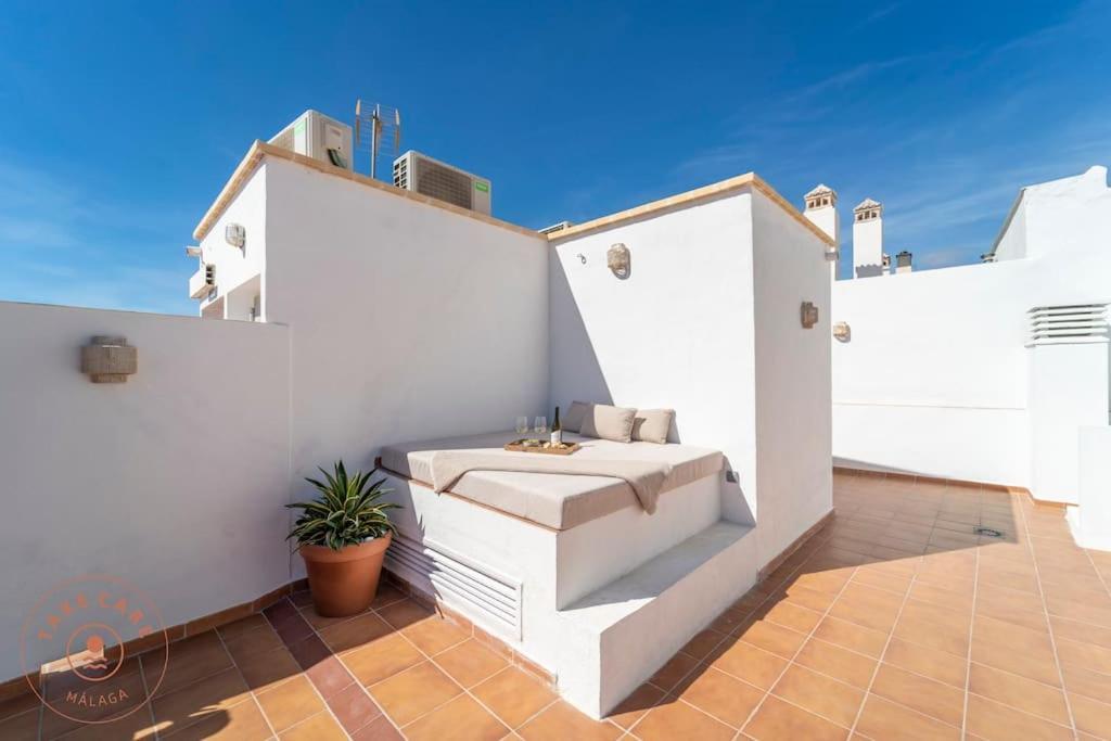 Casa La Terraza With Big Rooftop Terrace Málaga Exterior foto